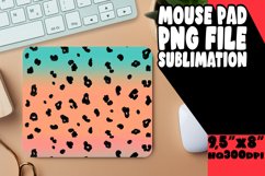 Eye-Catching Glitter Leopard Print Mouse Pad Design PNG Product Image 1