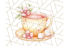 Tea Time Animal Clipart PNG Woodland Forest, Cottagecore Png Product Image 2