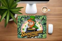 Shenanigans in Progress Mouse Pad PNG Sublimation Design Product Image 1