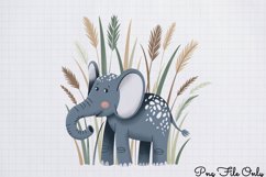 Watercolor Safari Adventure Clipart PNG Product Image 1