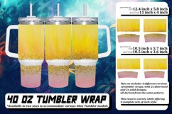 Radiant Leopard Petal Sublimation 40oz Product Image 1