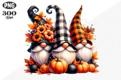 Halloween Gnomes Sublimation - Clipart PNG Design Product Image 1
