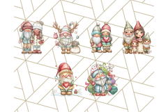 Scandinavian Christmas Gnomes Clipart PNG, Cute Gnome Png Product Image 2
