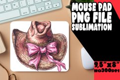 Colorful Floral Mousepad Sublimation PNG Product Image 1