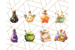 Hocus Pocus Potion Lab Clipart PNG Halloween Clip Art Product Image 6