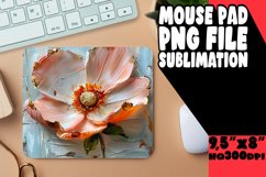 Blossom Magic: Sublimated Mouse Pad Designs Design PNG Product Image 1