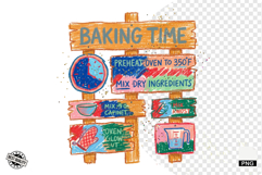Baking Signpost PNG Product Image 1