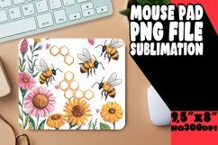 Cozy Mouse Mat Design Sublimation, Bee Product Image 1