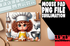 Cheerful Desk Mat Design Ideas, Girl Grumpy Product Image 1