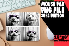 Funny Dog Photo Sublimation Mouse Pad Design for Puppies Product Image 1