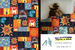 Digital paper Ukraine in detail, ethnic patterns Product Image 3