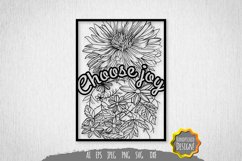 Choose Joy Papercut SVG Product Image 1
