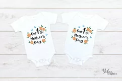 Our First Mothers Day. Mothers Day SVG. 1st 1Mother's Day SV Product Image 2