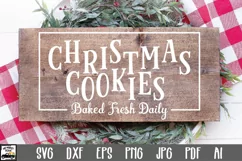 Christmas SVG Cut File - Christmas Cookies SVG File Product Image 1