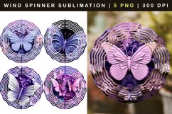 Wind Spinner Sublimation Butterfly Product Image 1