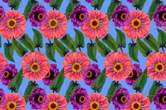 12 Seamless colorful FLOWER patterns bundle. Digital Paper Product Image 12