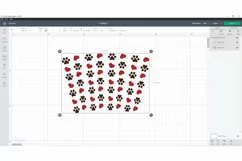 Heart Paw Print Svg 22oz Strata Tumble SVG-EPS-DXF-PNG Product Image 2