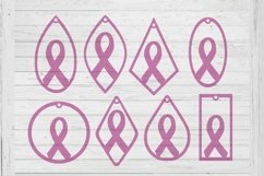 Ribbon earrings template svg png dxf ai files Product Image 1