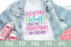 I Got My Sassy Pants On Today | Funny SVG | For Girls Product Image 1