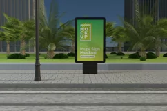Mupi Billboard mockup template Product Image 1