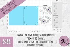 3D Just to say insert card | Paper cutting | Cricut Joy card Product Image 2
