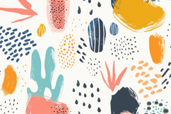 Abstract Shapes Pattern Background Wallpaper Product Image 1