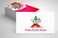 Christmas Decorator's Business Card Product Image 1