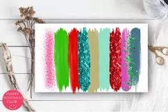 Christmas Brush Strokes Clipart I Brush Strokes Clipart Product Image 3