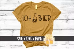 Ich Liebe Bier - Oktoberfest Beer SVG PNG DXF Cut Files Product Image 1