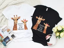 Mom and Daughter | Cute Giraffe Sublimation | Positive Quote Product Image 3