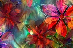 Blossoming Flowers Background Wallpaper Product Image 1