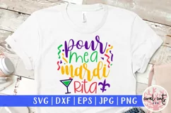 Pour me a mardi rita - Mardi Gras SVG EPS DXF PNG Product Image 1