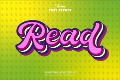 Cartoon text effect, editable multicolor and colorful text Product Image 1