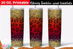 Sublimation Valentines day 20 Oz. Skinny Tumbler Product Image 1