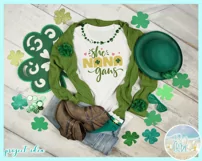 She NANA gans St Patricks Day Quote Svg Dxf Eps Png Pdf Product Image 2