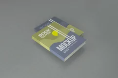 Book Cover Mockup 3d Rendering Illustration Product Image 2