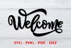 Welcome sign. Welcome svg. Welcome mat, porch sign Product Image 1