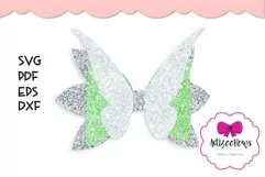 Fairy Bow|Butterfly Hair Bow SVG|Cricut Silhouette Bow Product Image 2