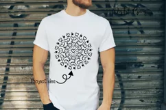 Dad mandala design SVG / PNG / DXF / PNG files Product Image 3