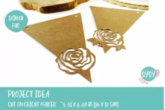 Bunting Banner SVG | Birthday Banner SVG l Floral Banner SVG Product Image 3