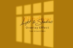 Window Sunlight Shadow Overlay Effect Mockup Product Image 1