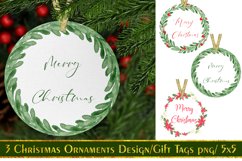 Christmas Ornament PNG,Ornament Bundle,Gift Tags Product Image 1