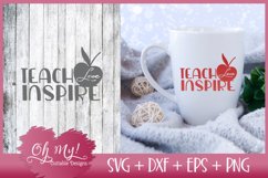 Teach Love Inspire- SVG DXF EPS PNG Cutting File Product Image 1