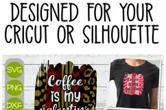 Coffee is my Valentine - A Layered Cricut SVG Easy to Weed Product Image 2