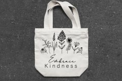 Kindness SVG, Embrace SVG, Flowers SVG, Bouquet Flowers SVG Product Image 3