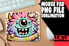 ENCHANTED mouse pad PNG Magic, Monster Product Image 1