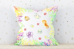 Underwater world, watercolor set of cliparts. Create your ow Product Image 2