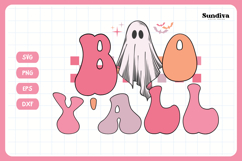 Funny Halloween Toddler Shirt Quote SVG | Boo Y&#039;all Product Image 3