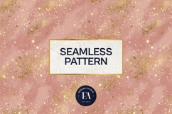 Pink Gold Shimmer Digital Paper, Glitter Texture Product Image 3