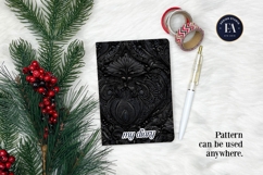 Black Lace Pattern, Gothic Lace Digital Paper Product Image 4